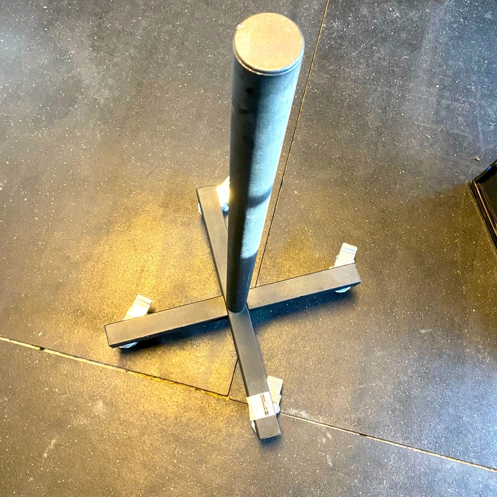 gym plate weight stand